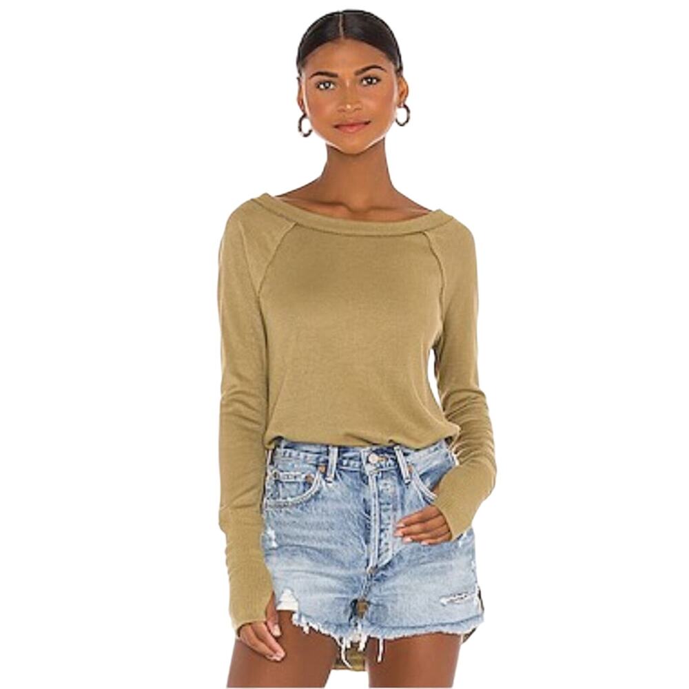 Free People We the Free Snowy Thermal in Sunstone